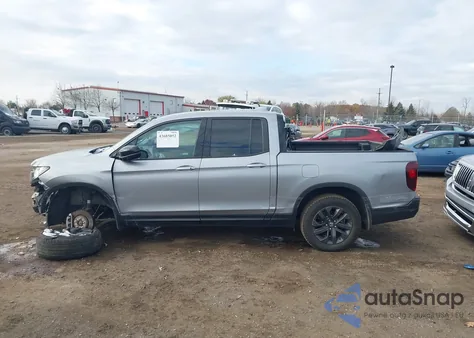 2023 Honda Ridgeline Sport from USA, damaged, VIN 5FPYK3F17PB047513